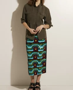 Hot Midi Rok Met Print Vrouwen Rokken