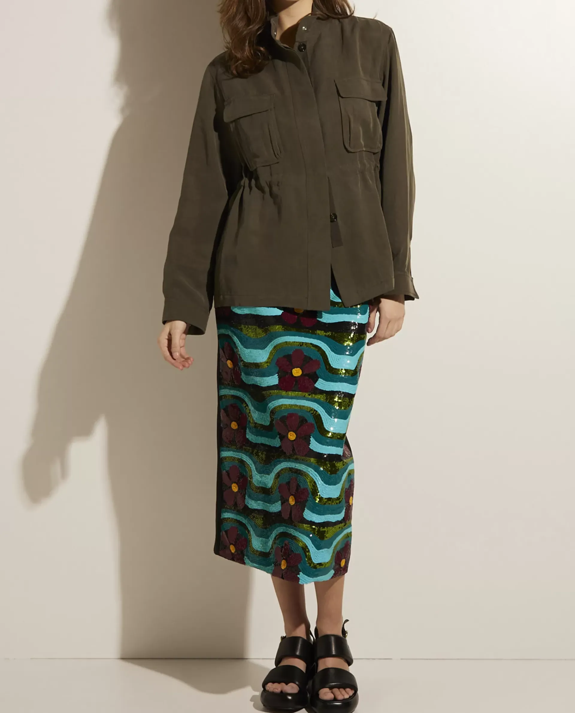 Hot Midi Rok Met Print Vrouwen Rokken