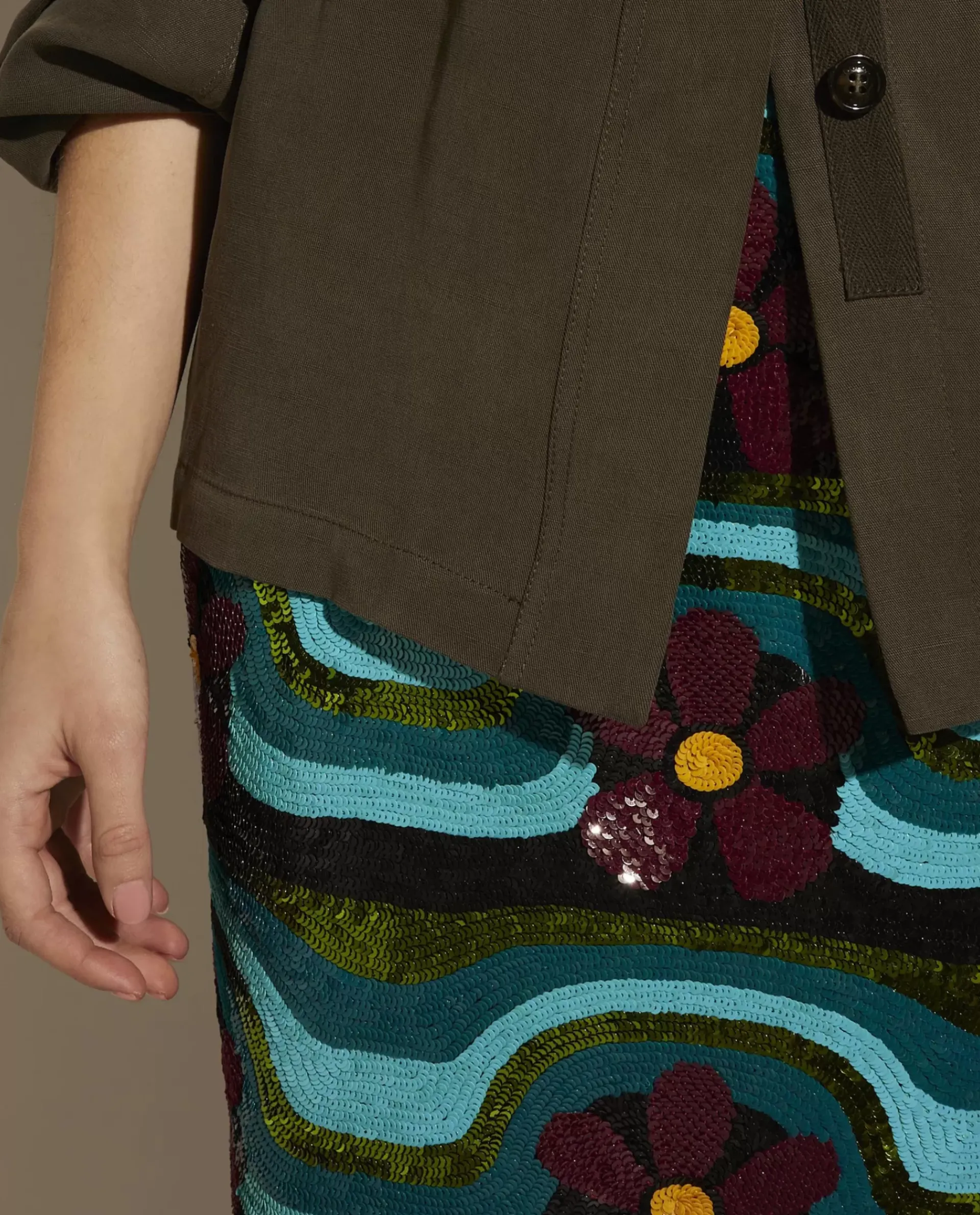 Hot Midi Rok Met Print Vrouwen Rokken