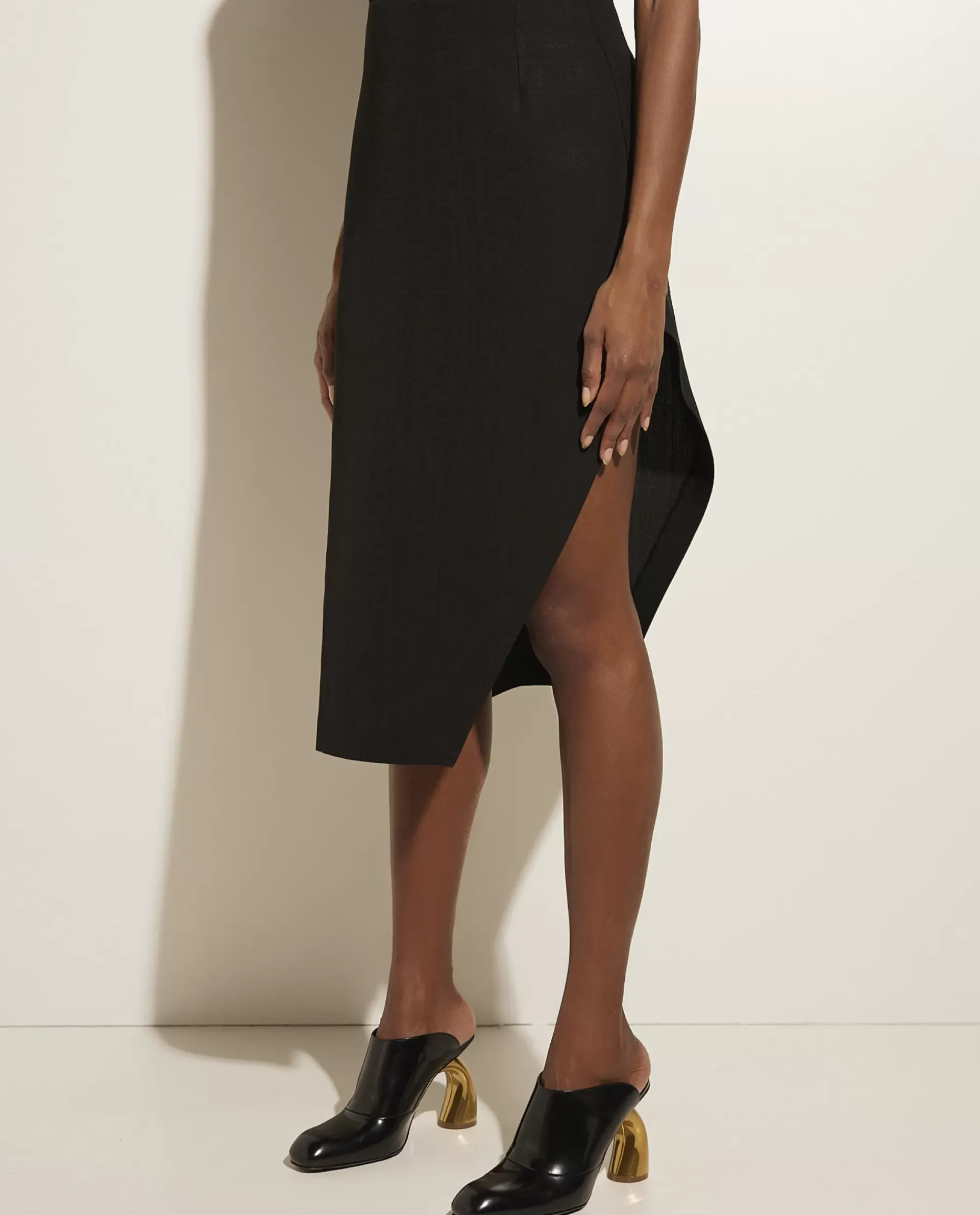 Shop Midi Rok Met Split Vrouwen Rokken
