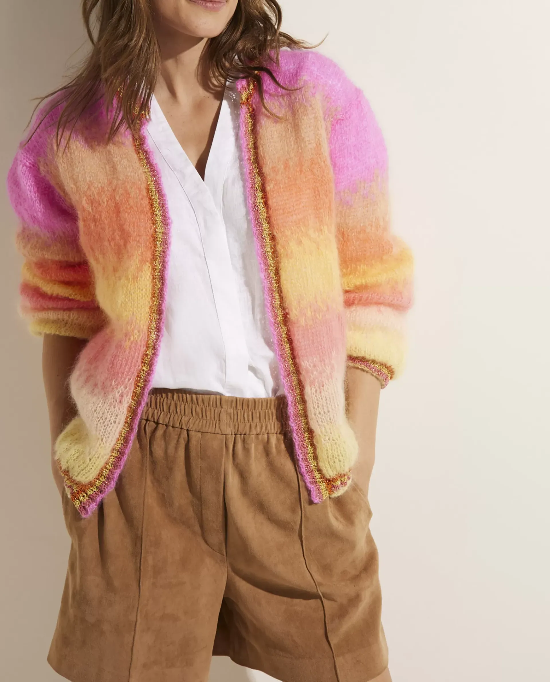 Outlet Mohair Vest Vrouwen Knitwear