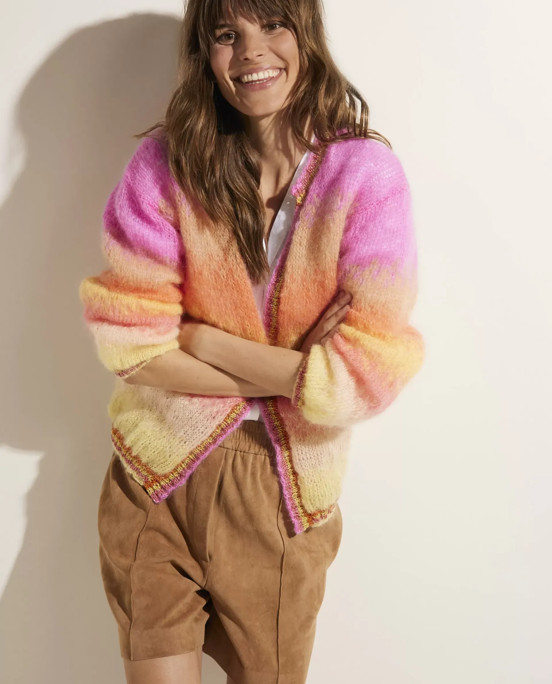 Outlet Mohair Vest Vrouwen Knitwear