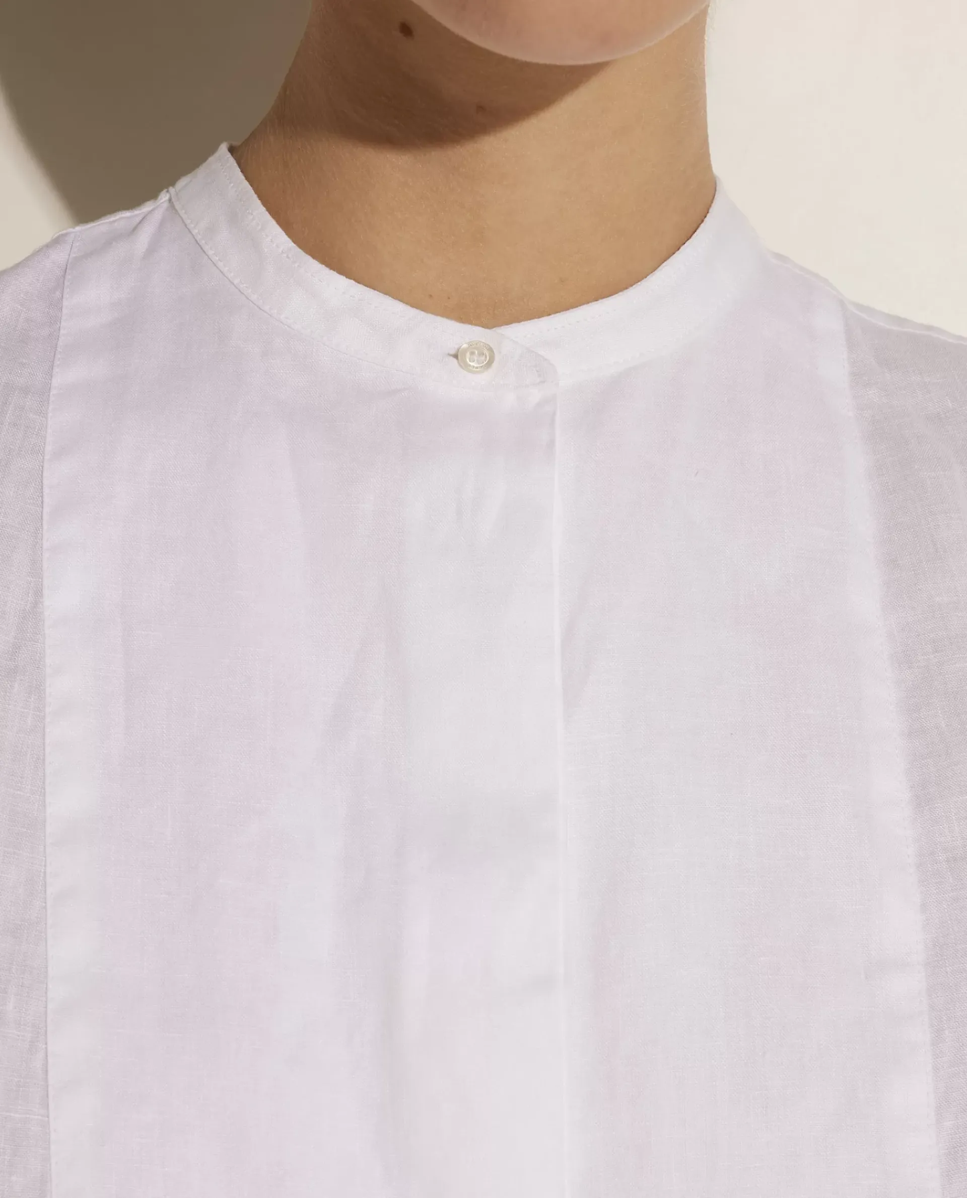 Hot Mouwloze Linnen Top Vrouwen Tops