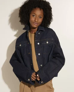 Cheap Oversized Denim Jack Vrouwen Jasjes