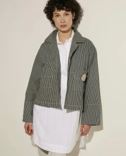 Clearance Oversized Katoenen Jasje Vrouwen Jassen