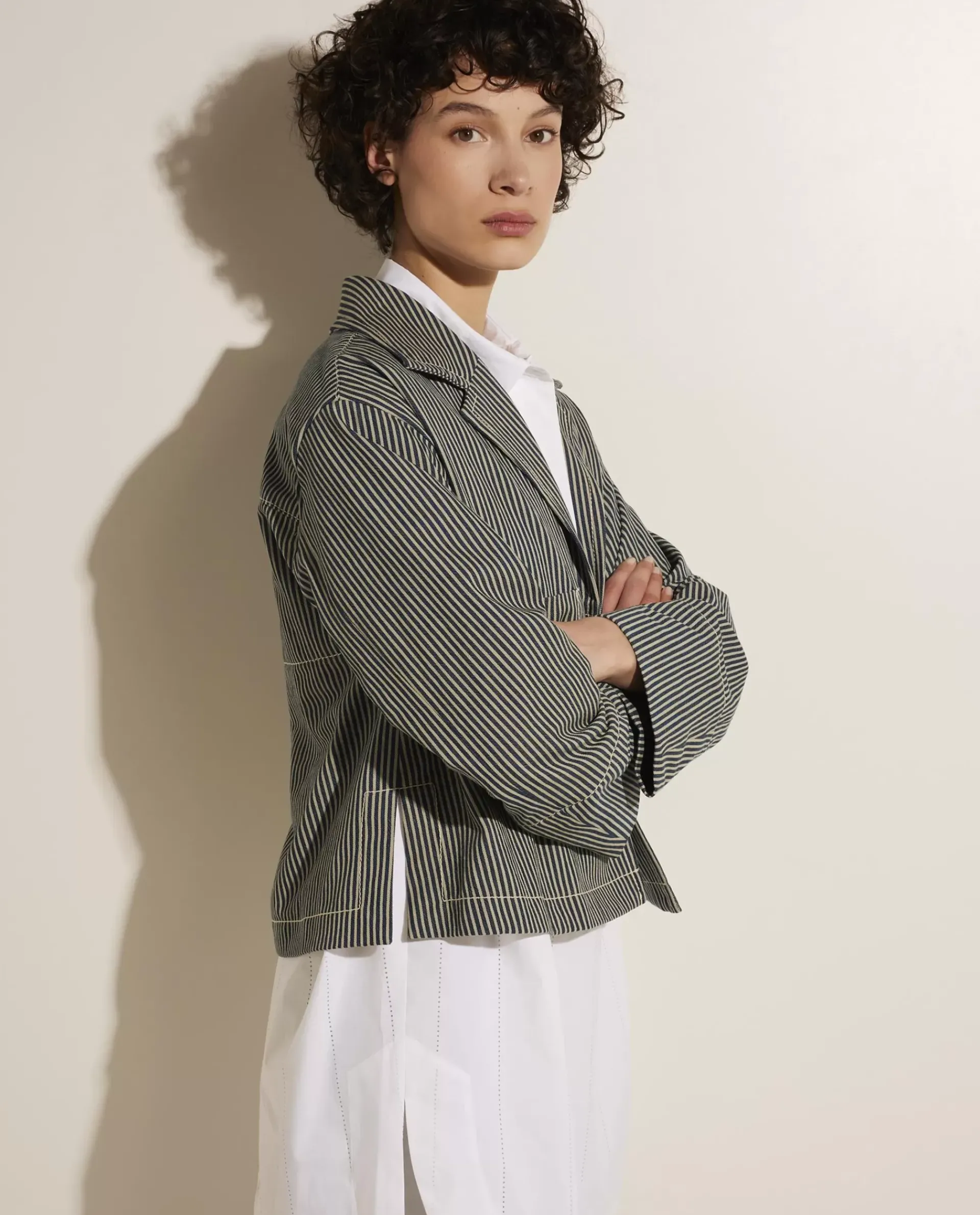 Clearance Oversized Katoenen Jasje Vrouwen Jassen