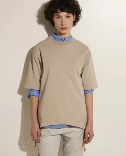 Outlet Oversized Katoenen T-Shirt Vrouwen Tops