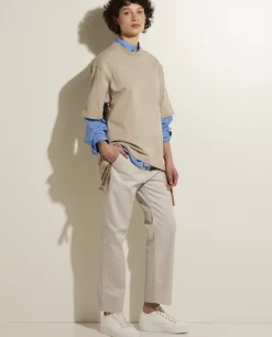 Outlet Oversized Katoenen T-Shirt Vrouwen Tops