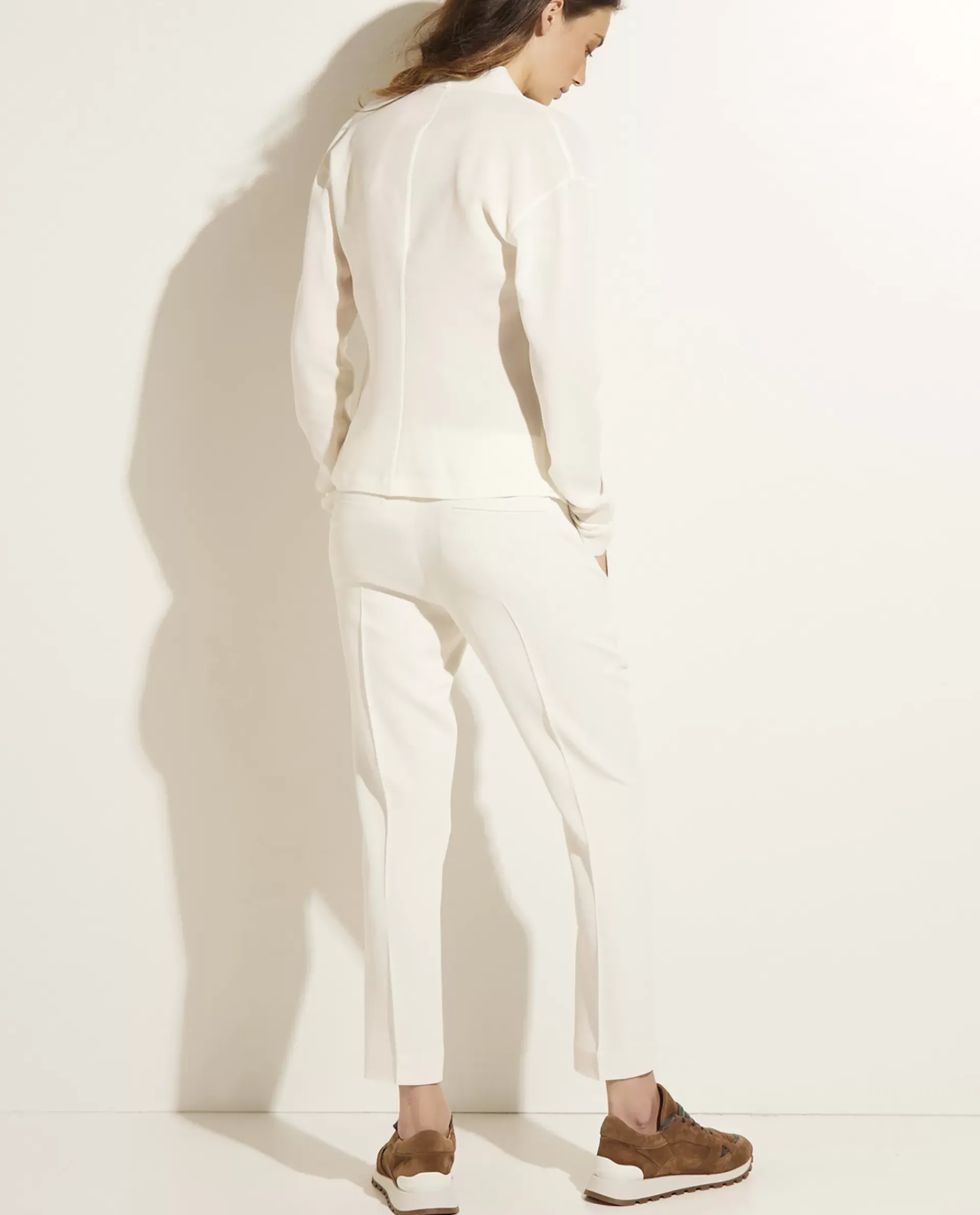 Hot Pantalon In Zijde-Mix Vrouwen Broeken