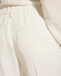 Hot Pantalon In Zijde-Mix Vrouwen Broeken