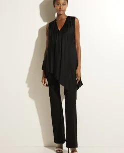 Store Pantalon Met Wijde Pijpen Vrouwen Broeken