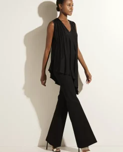 Store Pantalon Met Wijde Pijpen Vrouwen Broeken