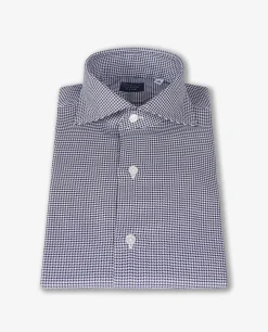 Store Pied-De-Poule Shirt Mannen Shirts