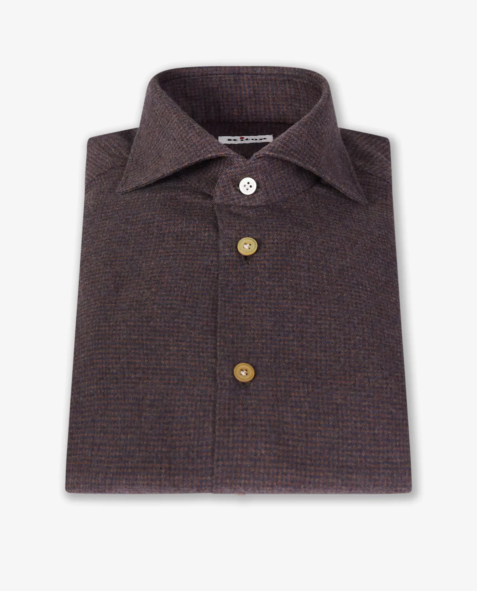 Discount Pied-De-Poule Shirt Mannen Shirts