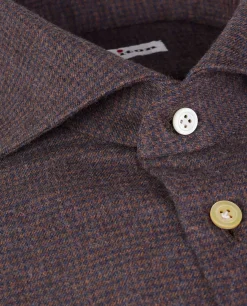 Discount Pied-De-Poule Shirt Mannen Shirts