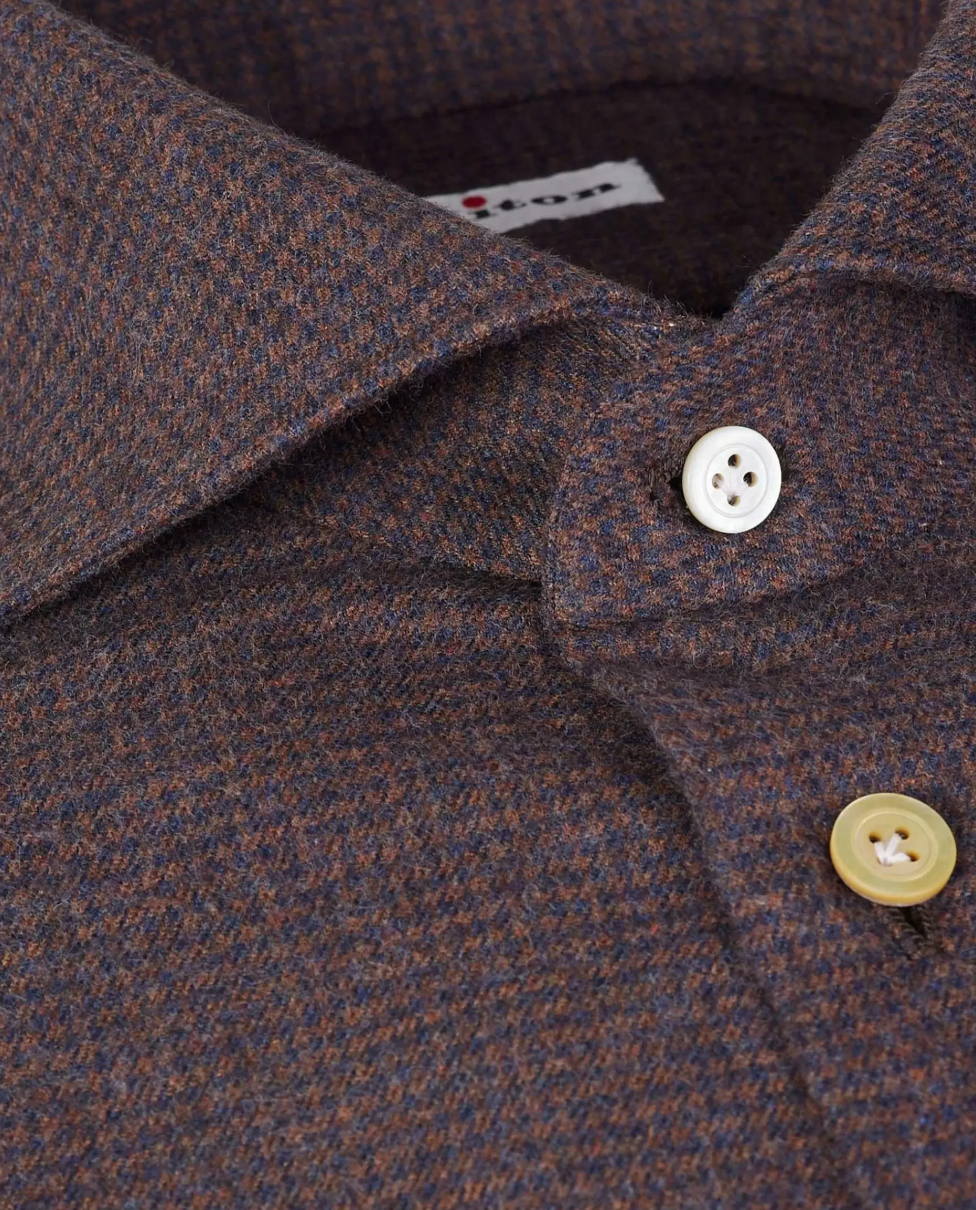 Discount Pied-De-Poule Shirt Mannen Shirts