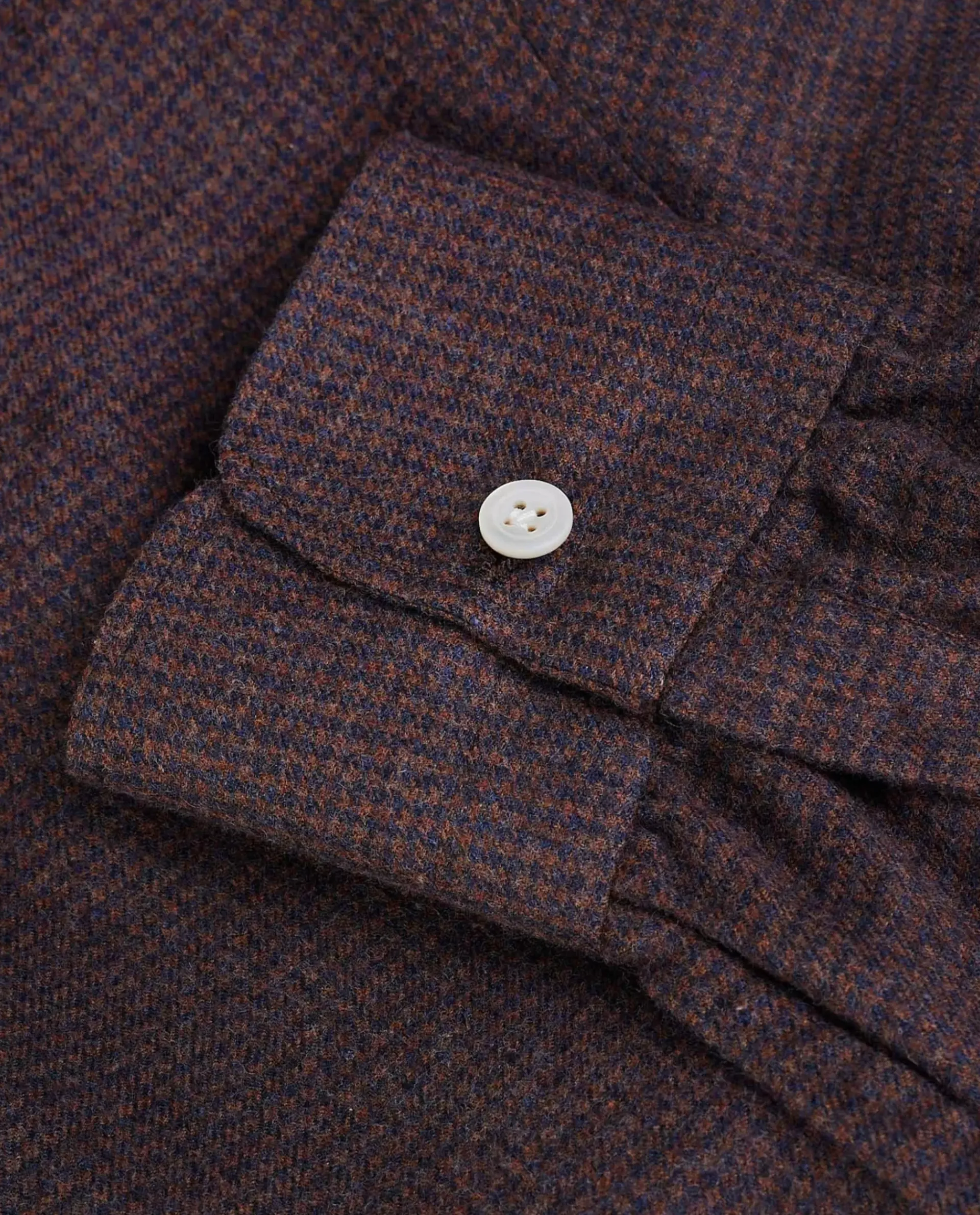 Discount Pied-De-Poule Shirt Mannen Shirts