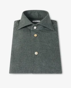 Sale Pied-De-Poule Shirt Mannen Shirts