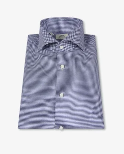 Store Pied-De-Poule Shirt Mannen Shirts