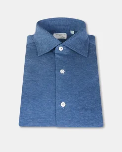 Outlet Piquet Shirt Mannen Shirts
