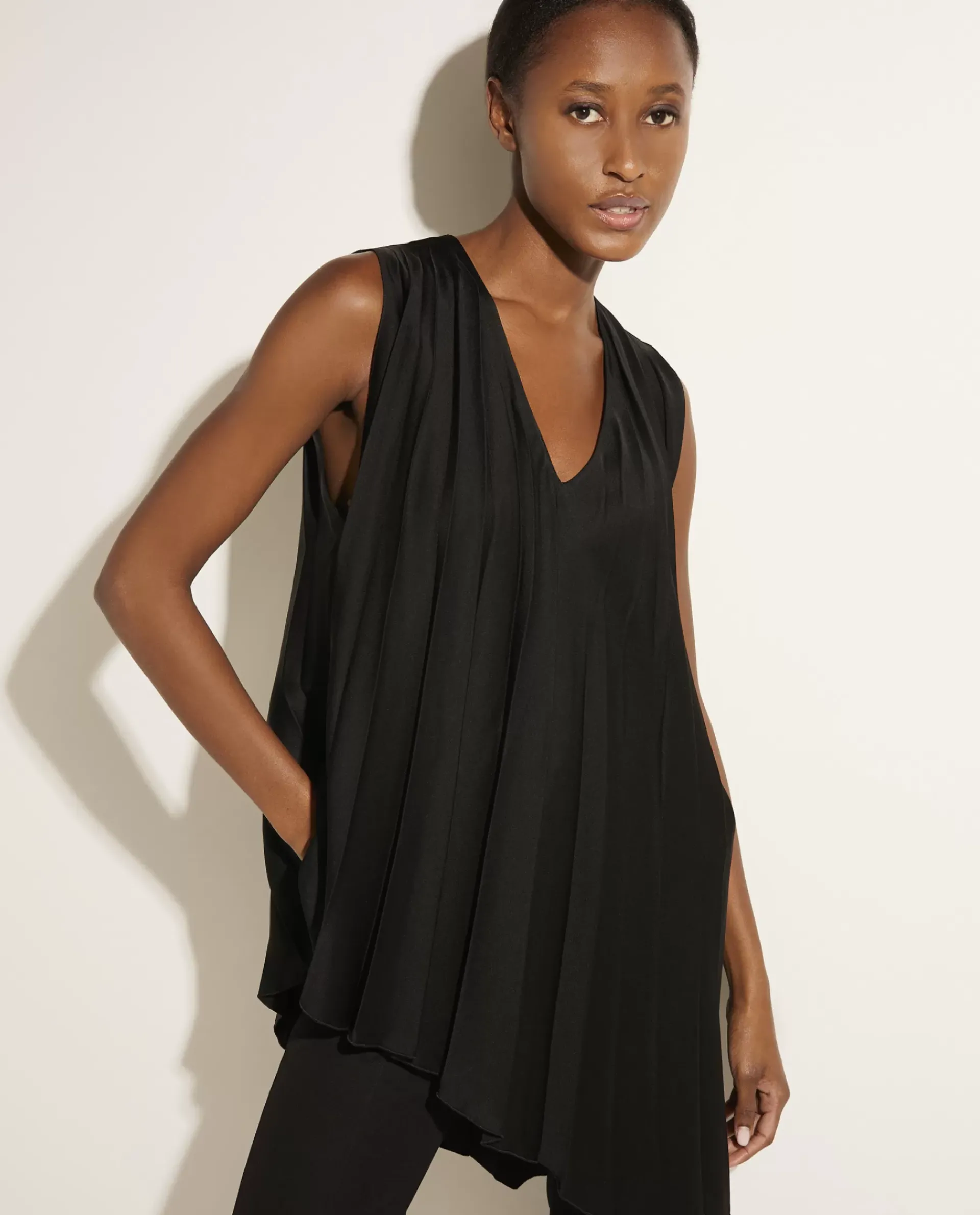 Cheap Plisse Blouse Vrouwen Tops