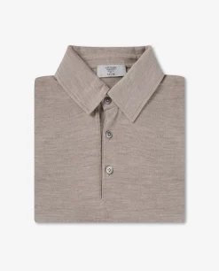 Store Polo Met Lange Mouwen Mannen Knitwear