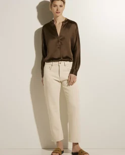 Online Rechte Jeans Vrouwen Broeken