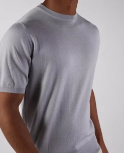 Outlet Ronde Hals Trui Met Korte Mouwen Mannen Knitwear