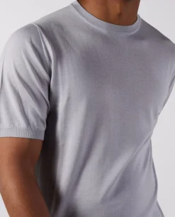 Outlet Ronde Hals Trui Met Korte Mouwen Mannen Knitwear
