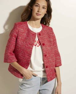 Shop Ruim Vallend Katoenen Jasje Vrouwen Blazers