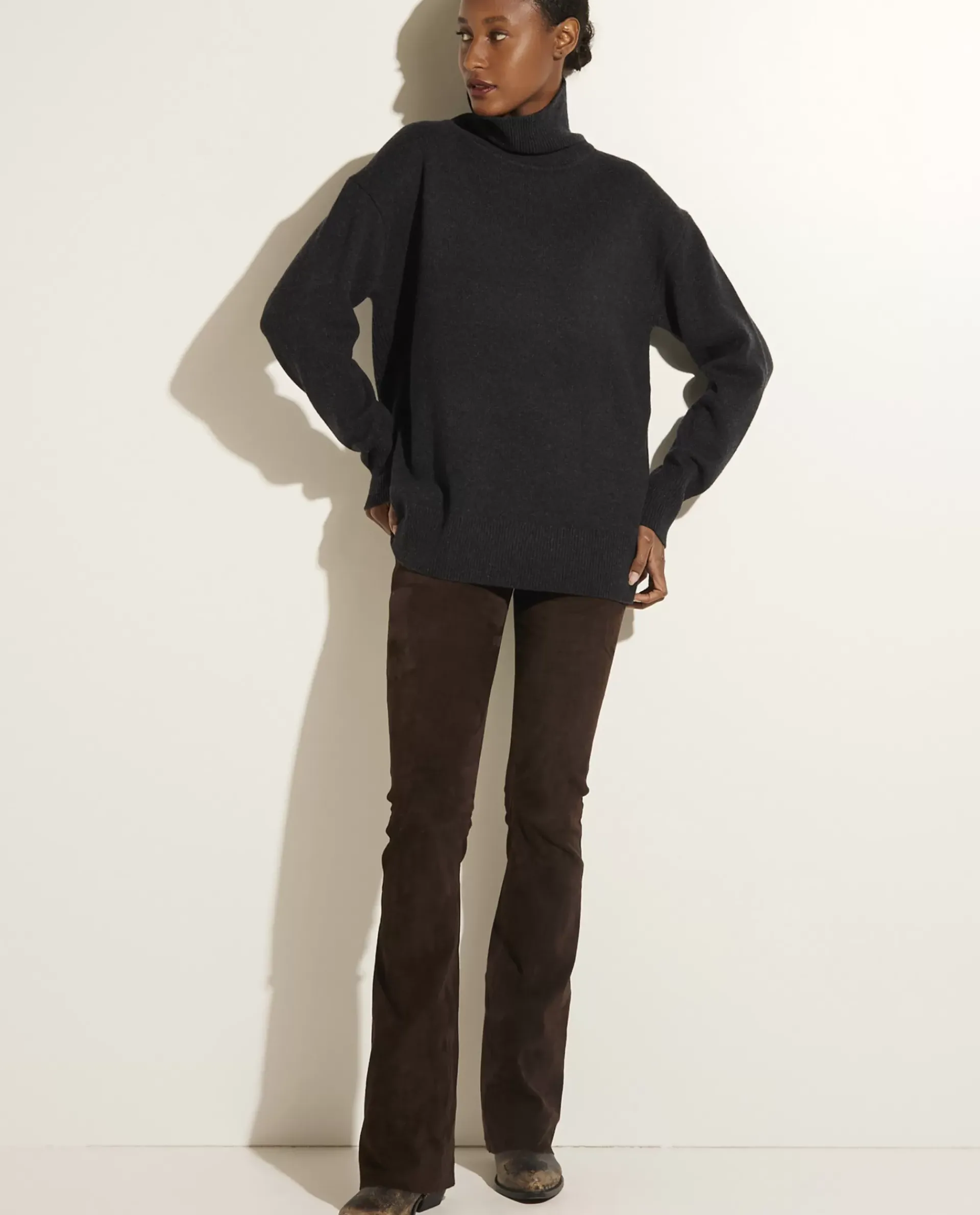 Outlet Ruime Wollen Coltrui Vrouwen Knitwear