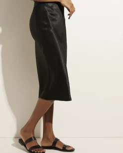 Fashion Satijnen Midi Rok Vrouwen Rokken