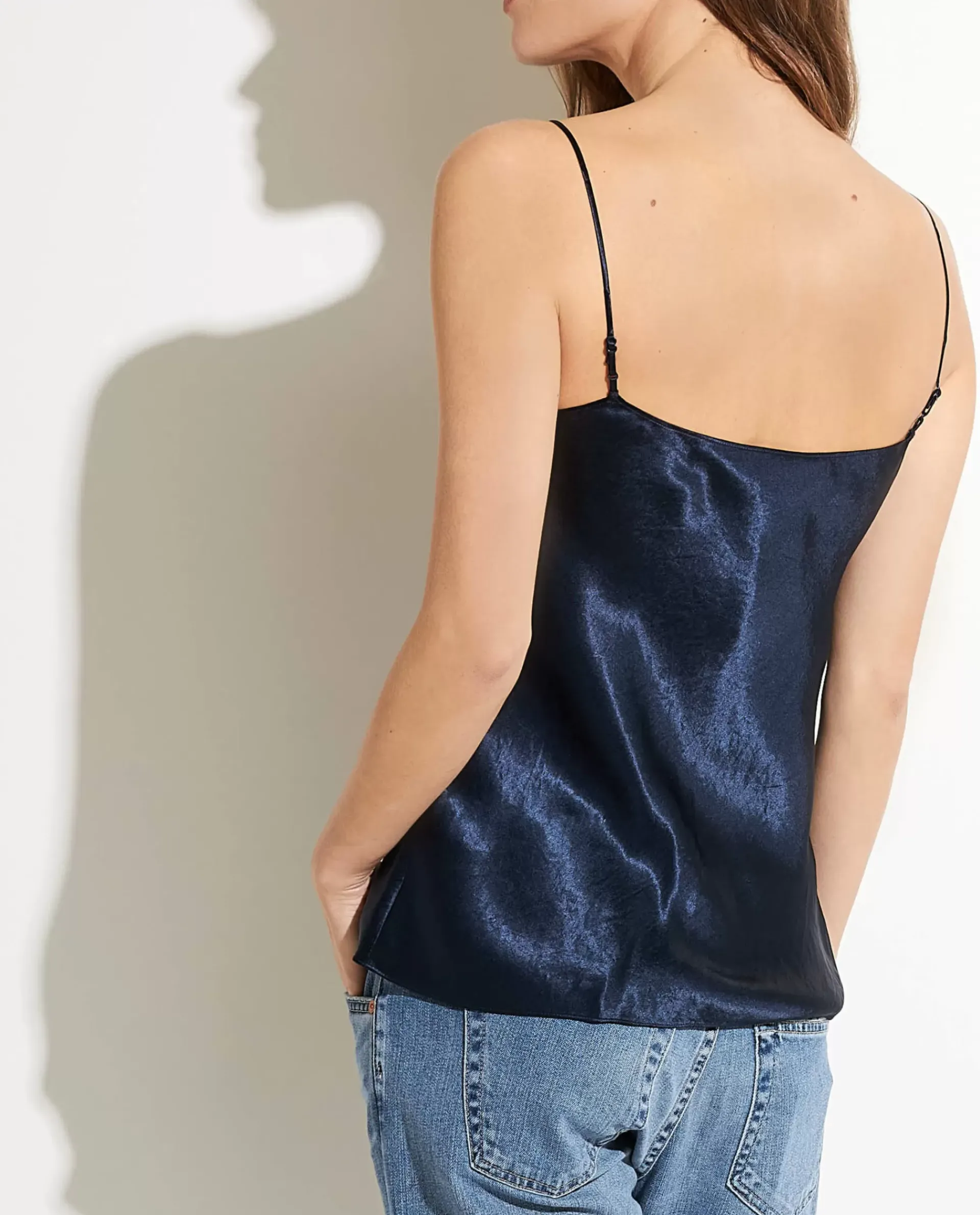 Cheap Satijnen Top Vrouwen Tops