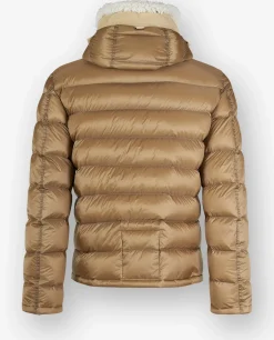Best Sale Shearling Voering Met Capuchon Mannen Jassen