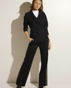 Best Sale Soepele Blazer Met Ceintuur Vrouwen Blazers