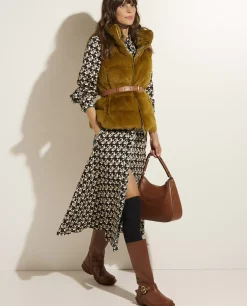 Shop Soepele Jurk Met Print Vrouwen Jurken