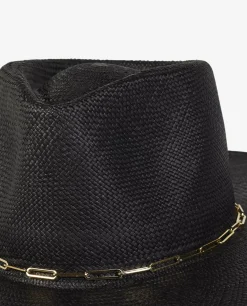 Outlet Strohoed Met Ketting Vrouwen Accessoires