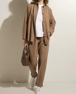 Shop Suede Blouse Vrouwen Blouses