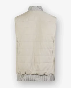 Outlet Suede Bodywarmer Mannen Jassen