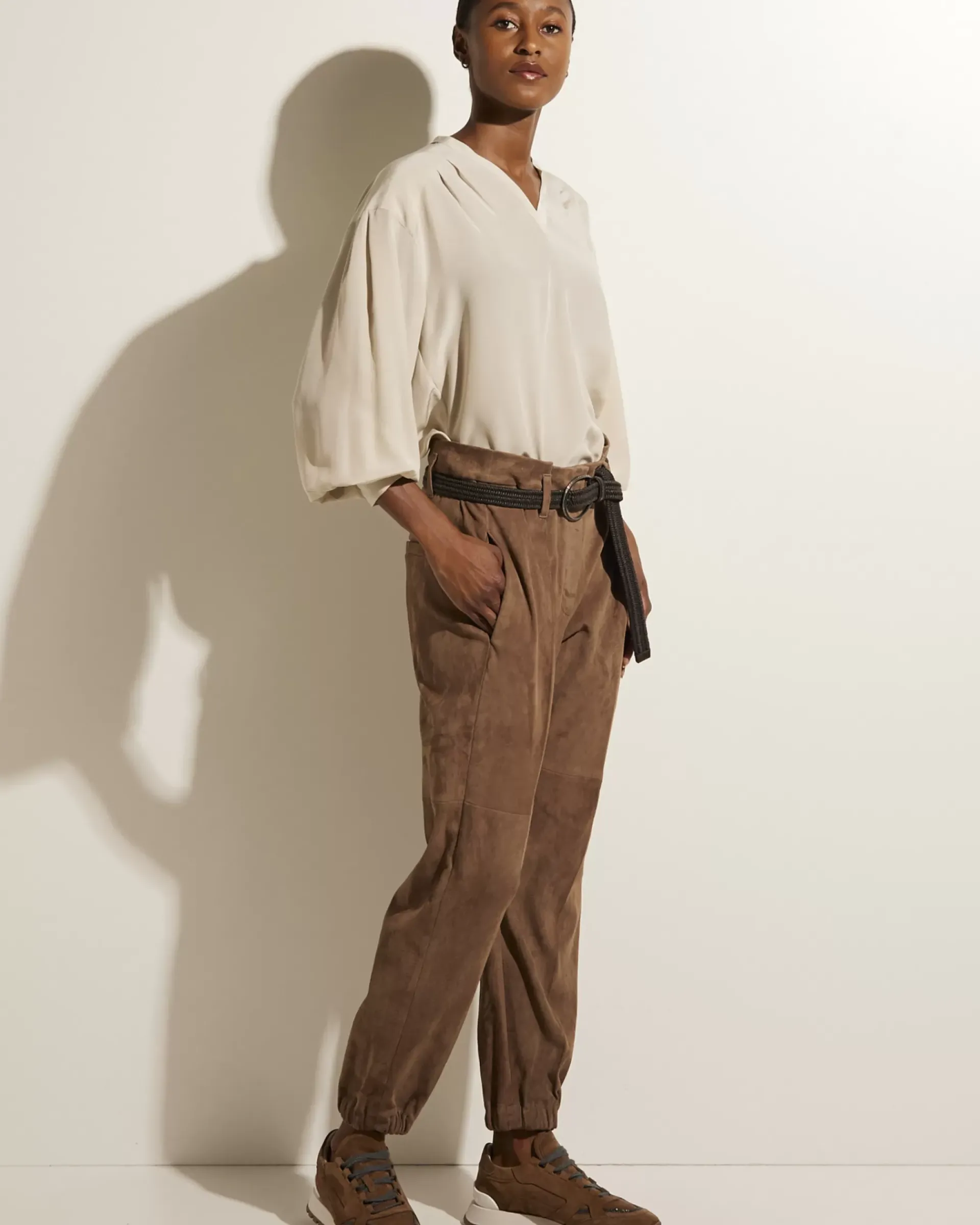 Fashion Suede Broek Vrouwen Broeken