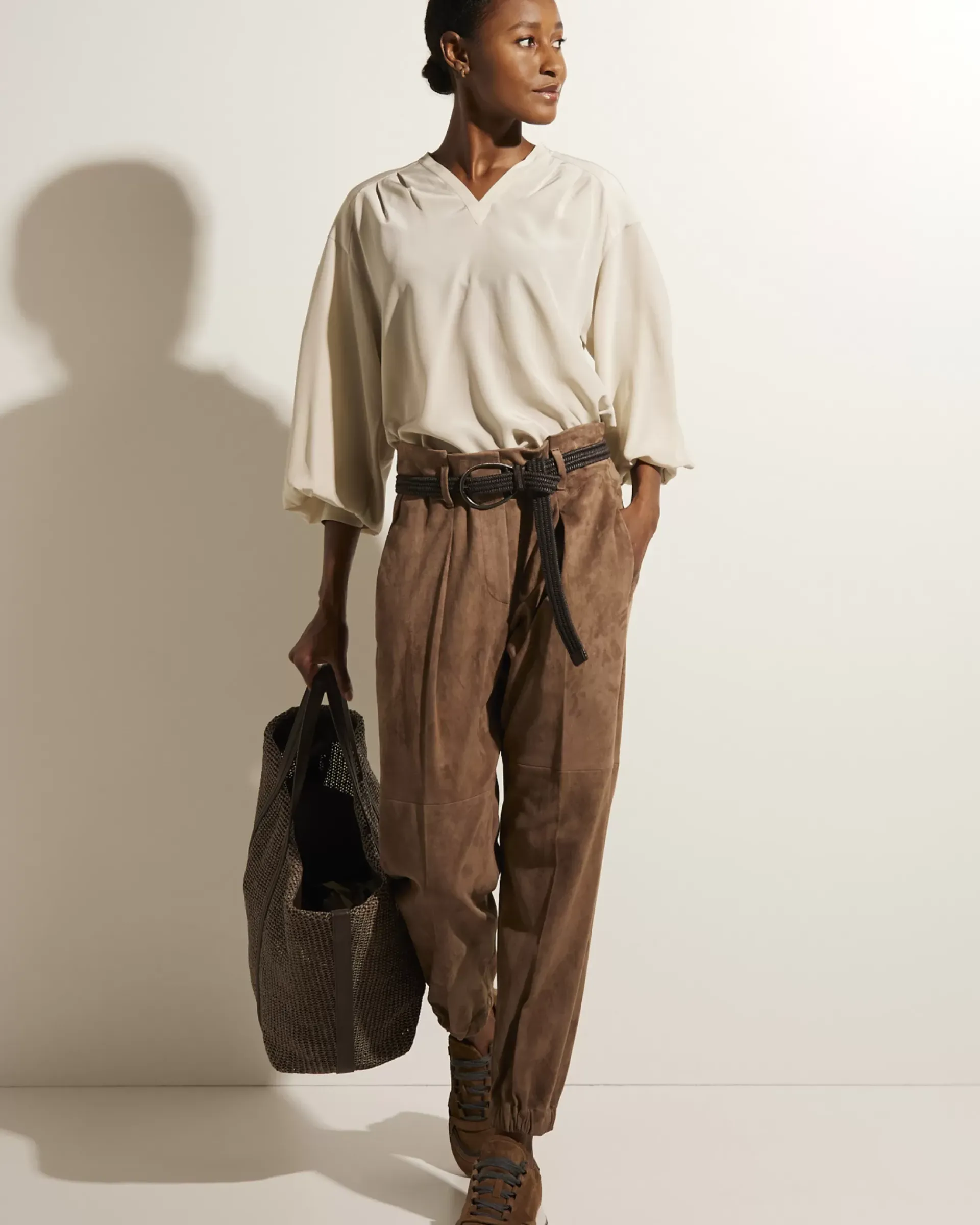 Fashion Suede Broek Vrouwen Broeken