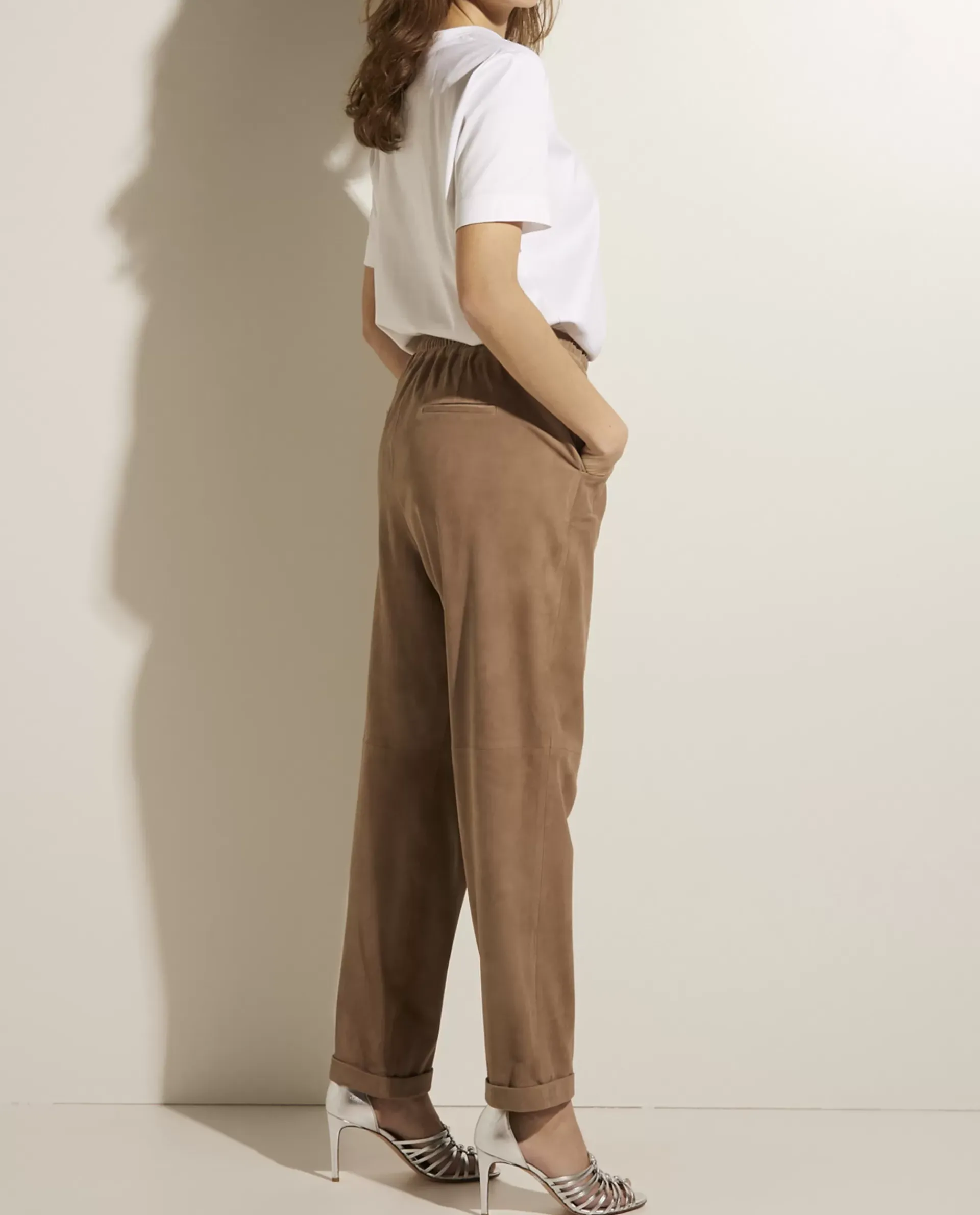Hot Suede Broek Vrouwen Broeken