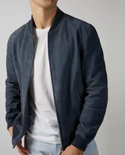 Outlet Suede Jasje Mannen Jassen