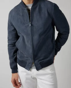 Outlet Suede Jasje Mannen Jassen