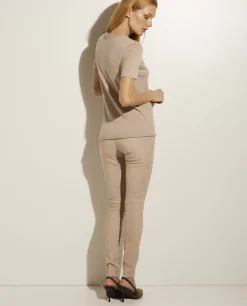 Shop Suede Legging Vrouwen Broeken
