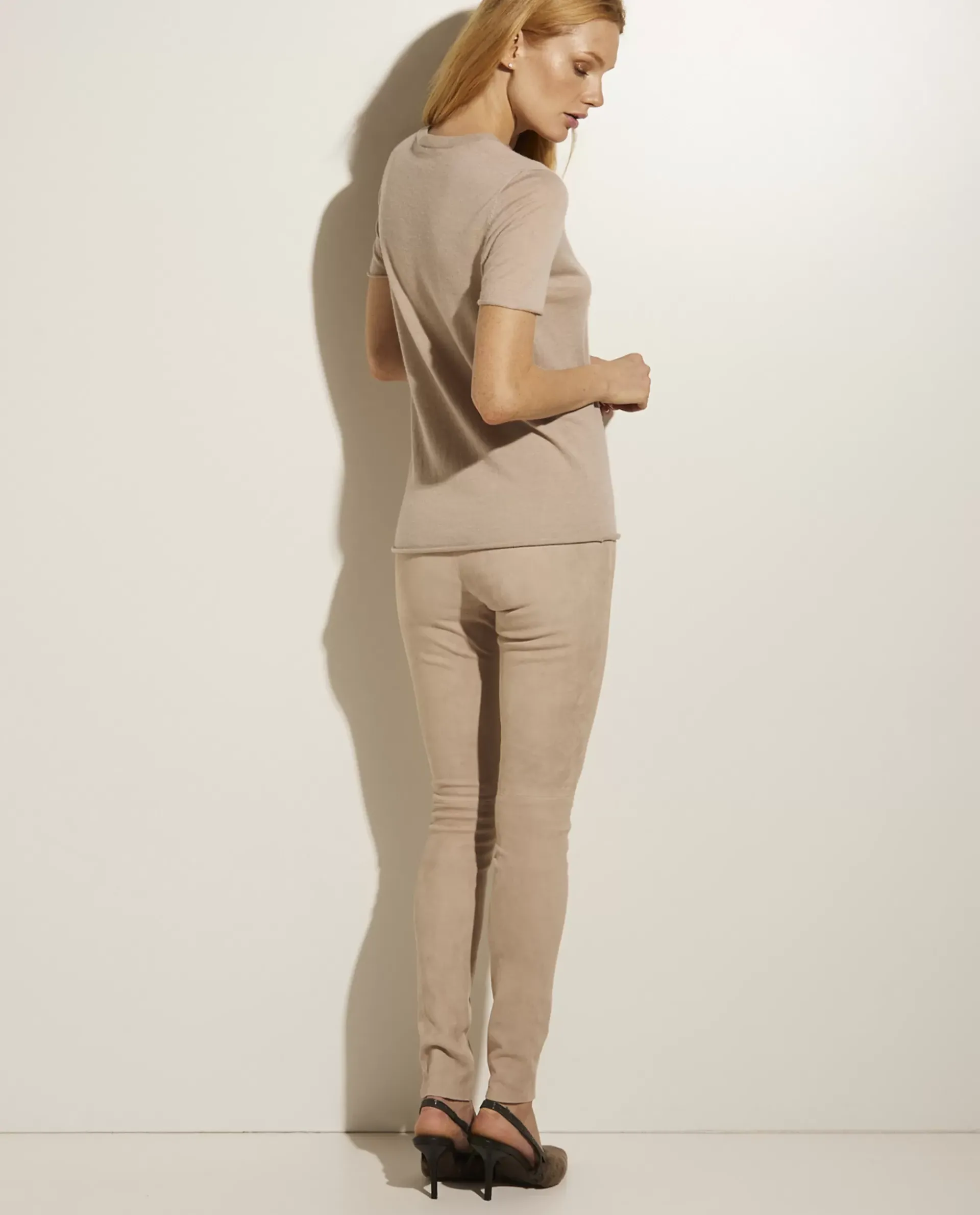 Shop Suede Legging Vrouwen Broeken