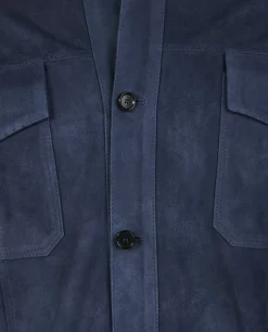 Store Suede Overshirt Mannen Jassen