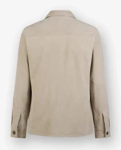 Sale Suede Overshirt Mannen Jassen