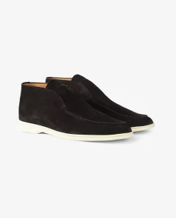 Clearance Suede Polacchino Open Walk Mannen Schoenen