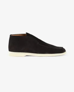 Clearance Suede Polacchino Open Walk Mannen Schoenen